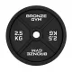 Диск олимпийский BRONZE GYM чугунный 2,5 кг